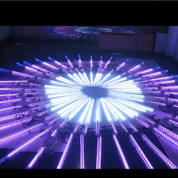 Wonderful 3D LED show led digital tube meteor light for indoor&outdoor decor