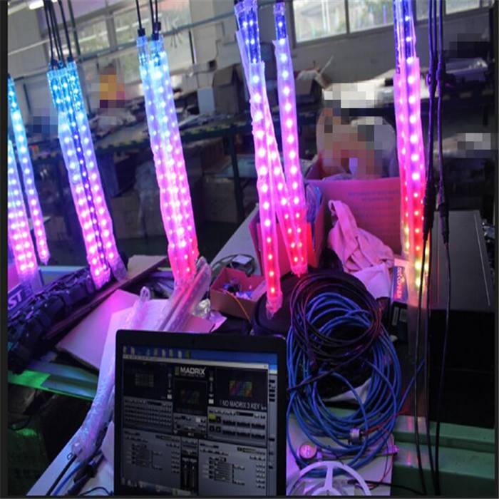 led rain drop light, dmx led pixel 3D vertical tube for DJs,bar,nightclub