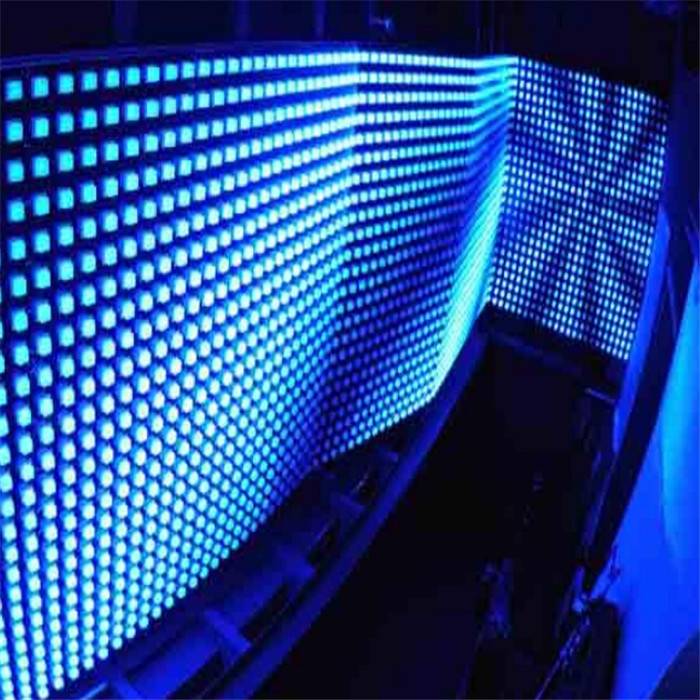 DVI/DMX control full color rgb led pixel lights string for DJ table decoration