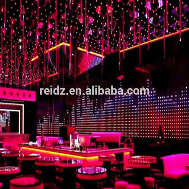 2018 Music activated disco ceiling decor 3d tube lighting