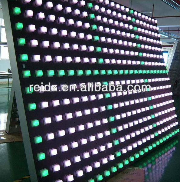 Power saving waterproof DMX/PC control led pixel wall light for stage backdrop