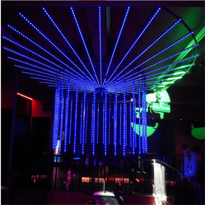 led meteor shower tube lighting for nightclub decor Featured Image