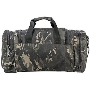 Military Waterproof Duffel Bag Tactical Outdoor Gym Bag Army Carry On Bag with Shoes Compartment