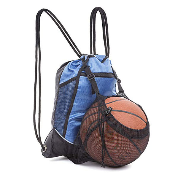 Basketball Drawstring Bag with Mesh Net – Gym Backpack for All Sports and Swimming Featured Image