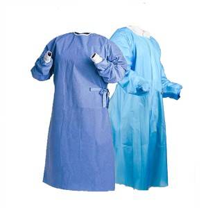 Medical disposable PE isolation gown