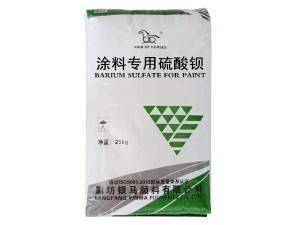 Barium sulfate for paint