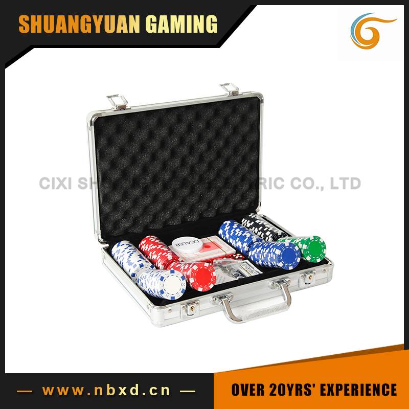 SY-S11 200pcs Poker Chip Set With Aluminum Case Featured Image