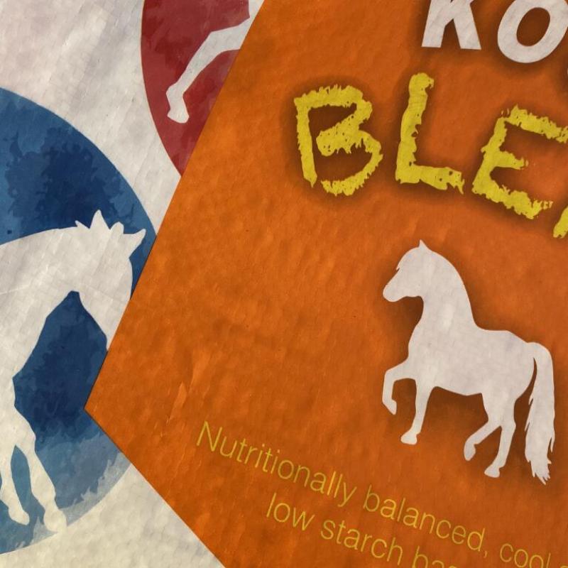 New Polypropylene BOPP horse pellets packaging bag