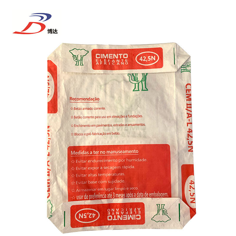 polypropylene laminate cement bagging and packing