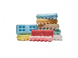 colorful foam egg tray