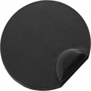 Fuax Leather Office Mouse Pad Black Color