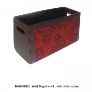 Personized Faux Leather Home Accessories Storage