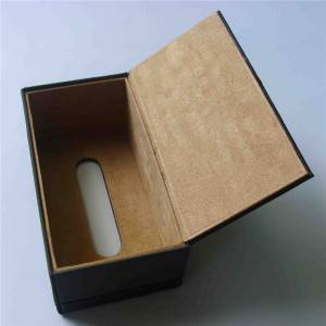 Home Accessories Rectangle Leather Tissue Box