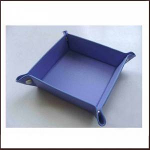 PU Leather Valet Coin Tray Promotional Gift