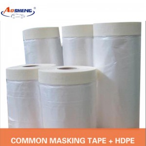 (Common masking tape + HDPE) Pretaped Masking Film