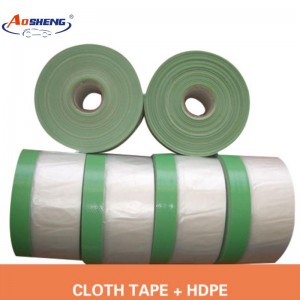 (Cloth tape + HDPE) Pretaped Masking Film