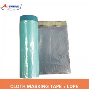 (Cloth tape + LDPE) Pretaped Masking Film