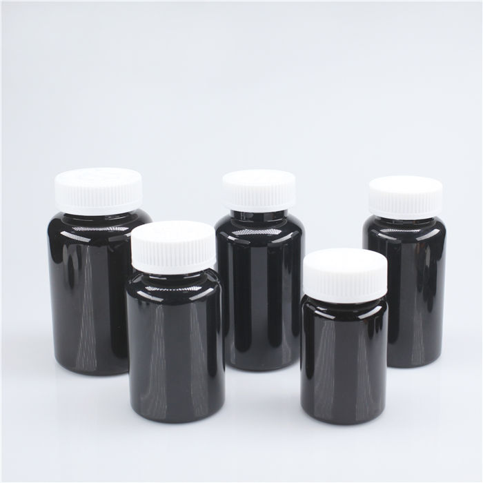 Capsule Bottle PET Black Featured Image