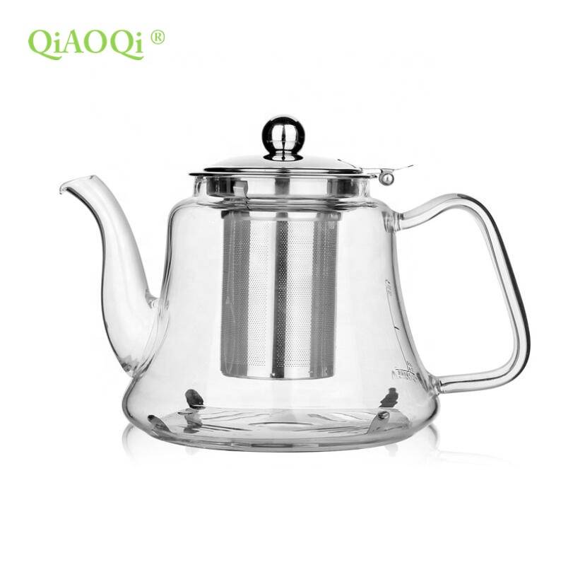 1000ml teapot pyrex glass tea infuser pot