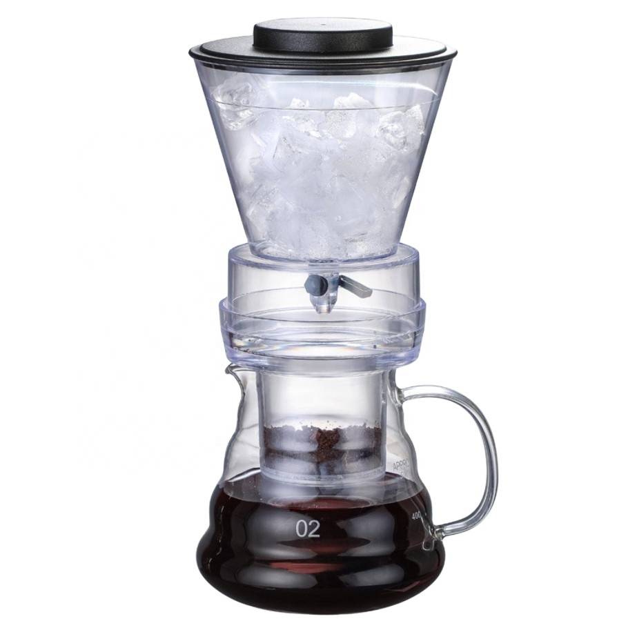 Hot sale glass cheap high borosilicate clear cold  glass coffee pot