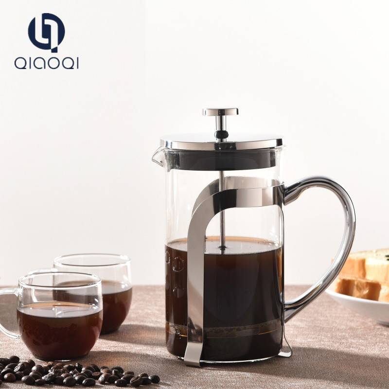 Hot sales high borosilicate french press coffee  with stainless steel filter
