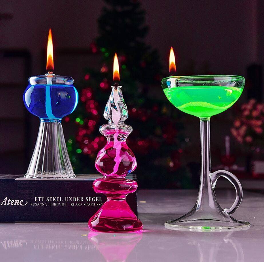 Wholesale high borosilicate heat resistant hand made candle holder