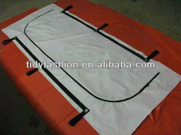 dead PVC body bag with handle