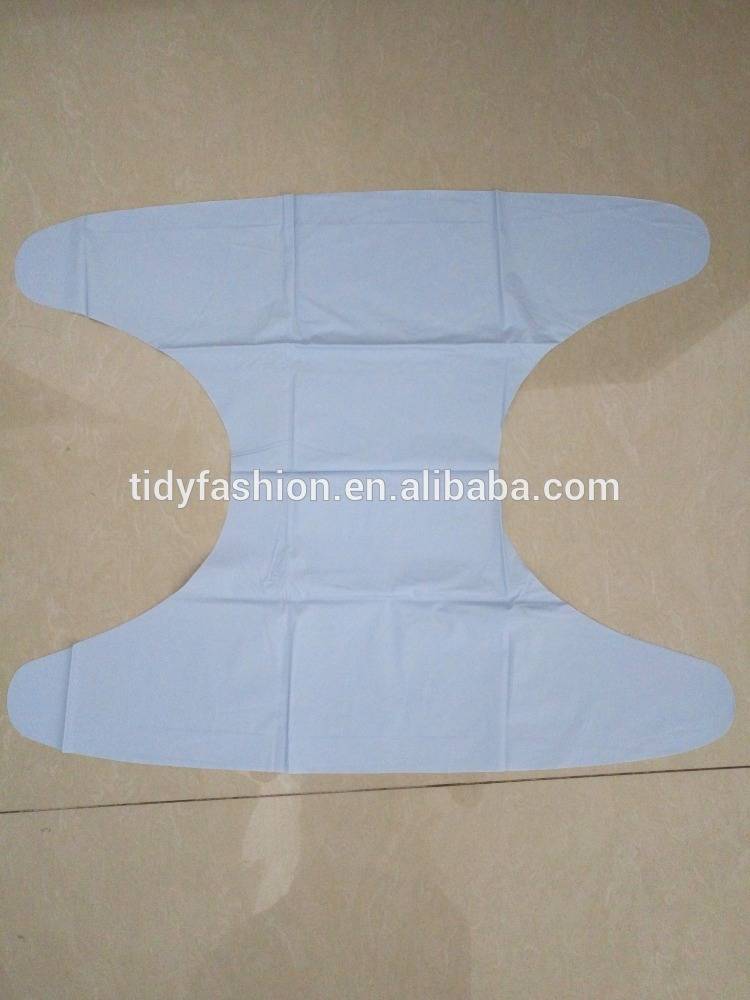 Colored PVC/PEVA Tie-pant Disposable Baby Diaper