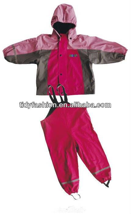 Rain suit With Reflective Tape Rain Suit For Kids