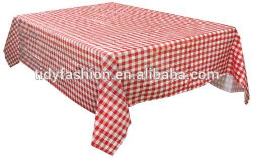 Custom Wholesale Restaurant PVC Plastic Tablecloth