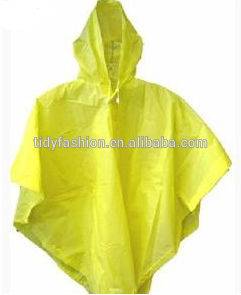 Eco-friendly Yellow Poncho For Rain