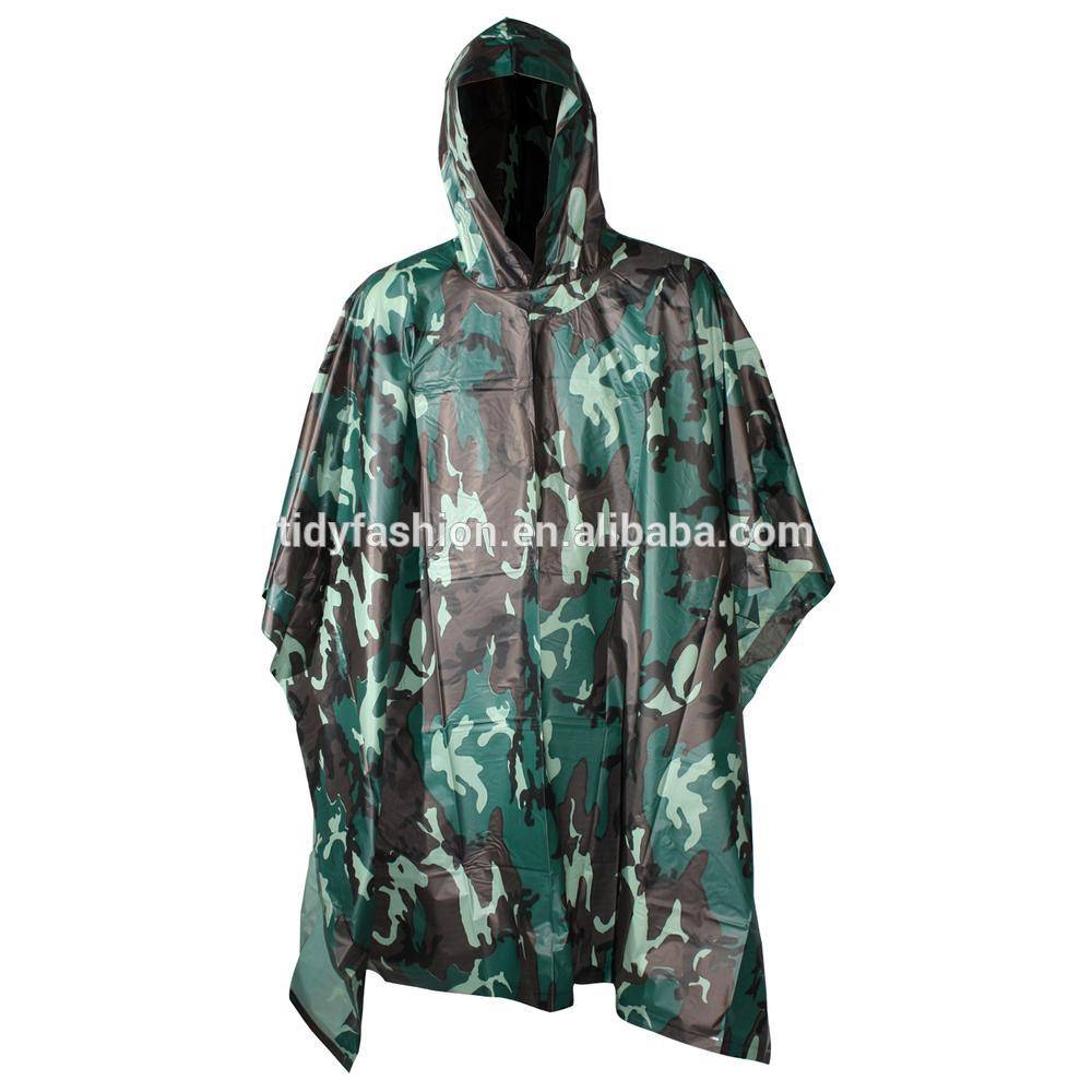 Waterproof Men Army Rain Coat