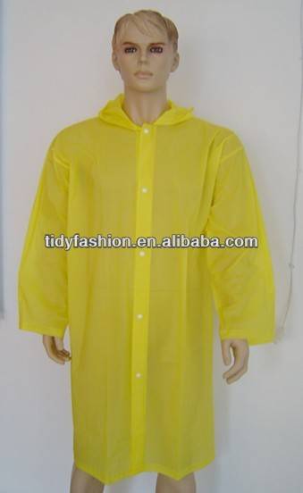 Fashion EVA/ PEVA Poncho Raincoat For Promotion