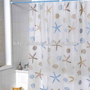 Custom Plastic Folding PVC Shower Curtain