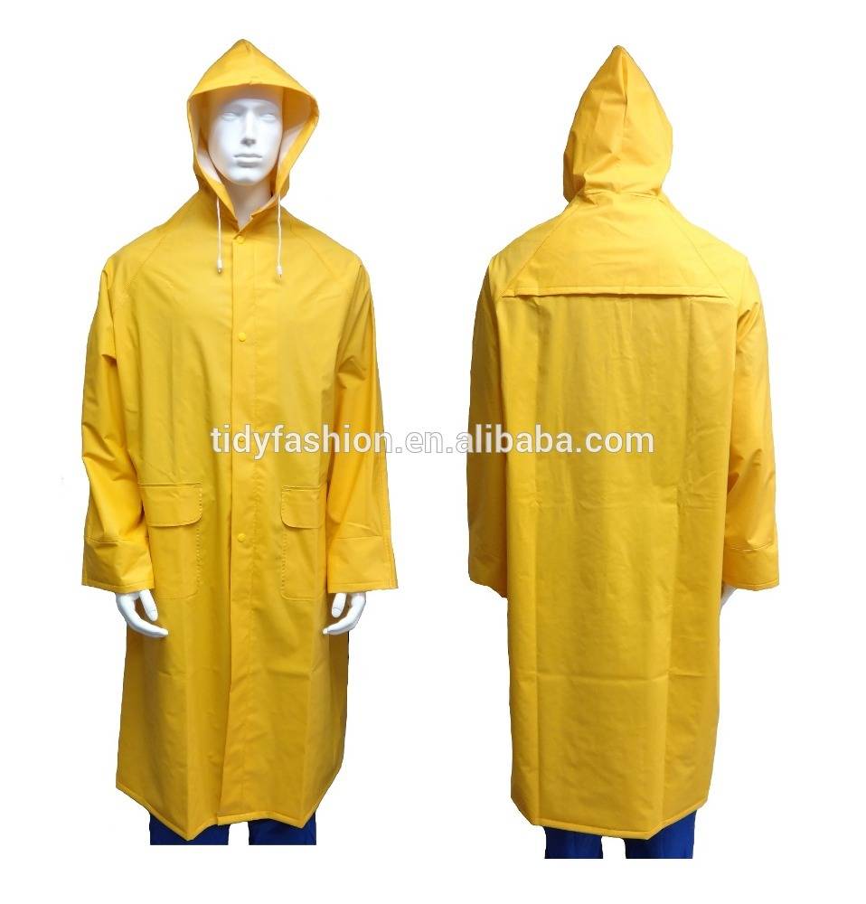 Durable High Quality PVC Industrial Raincoat