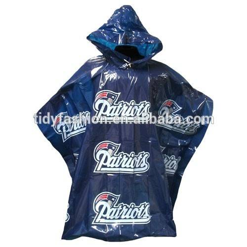 All Over Printed Emergency Disposable Rain Poncho