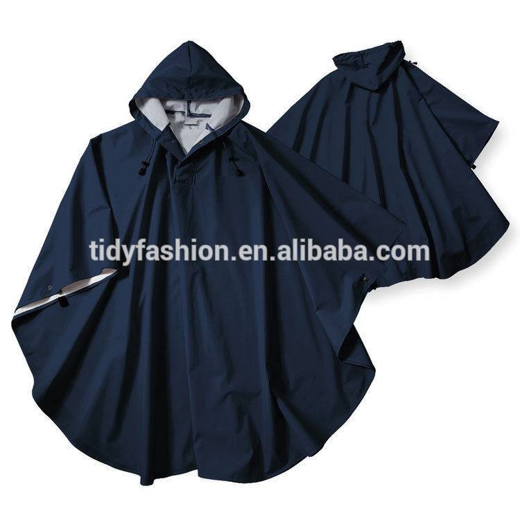 Waterproof Fashion Polyester Rain Poncho for women