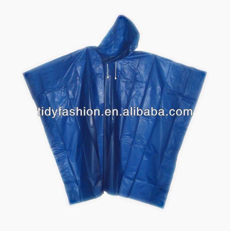 Promotional PEVA Raincoat For Adults