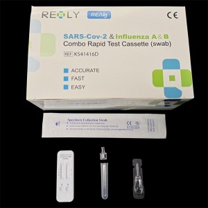 SARS-Cov-2＆Influenza A＆B Combo Rapid Test Cassette (swab)