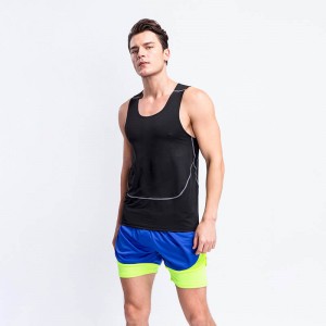 Men Gym Muscle Sleeveless Shirt Male Vest Tank Tops Bodybuilding Clothing with Custom Logo Tank Top