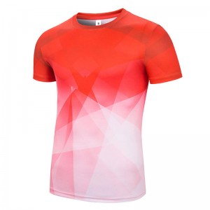 Wholesale quick dry polyester shirts for marathon advertising and election campaign customized sublimation t-shirt