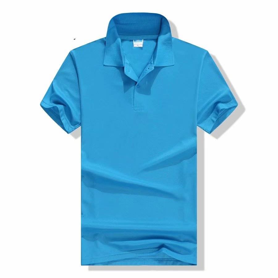 RBLS1750 Mercerized Cotton Lapel Short Sleeve Good Vibes Shirt
