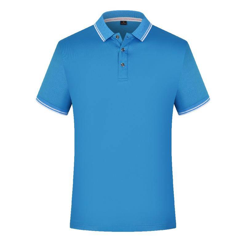 RBSS-2250 Two-color collar quick-drying TC Polo T Shirt Featured Image