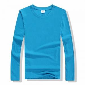 RBLS1065 Round Neck Polyester Cotton Long Sleeves Relaxation Shirt