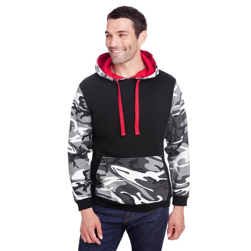 Fashion pullover cotton hoodie with different color matching  for man wear
