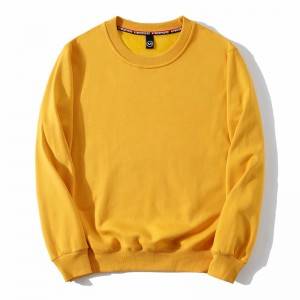 RB8055 thick gold velvet round neck sweatershirt