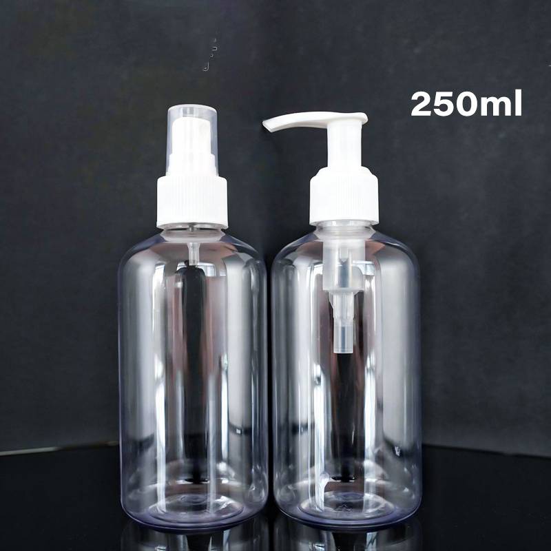 High End New Disposable Clear Oval PET Plastic Bottle