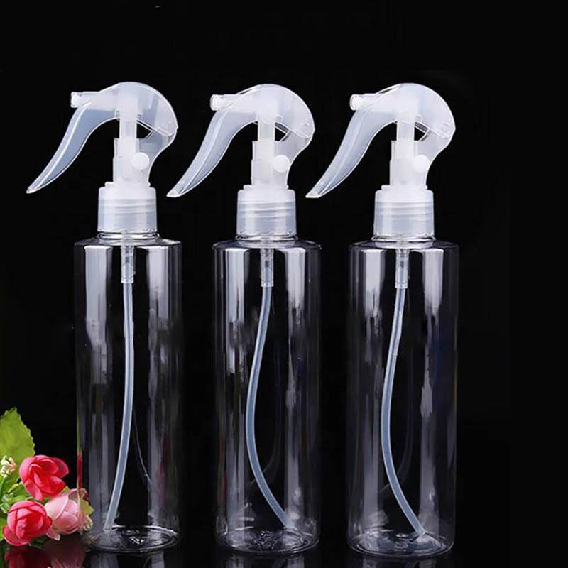 4oz Clear Empty PET Plastic Alcohol Trigger Spray Bottle