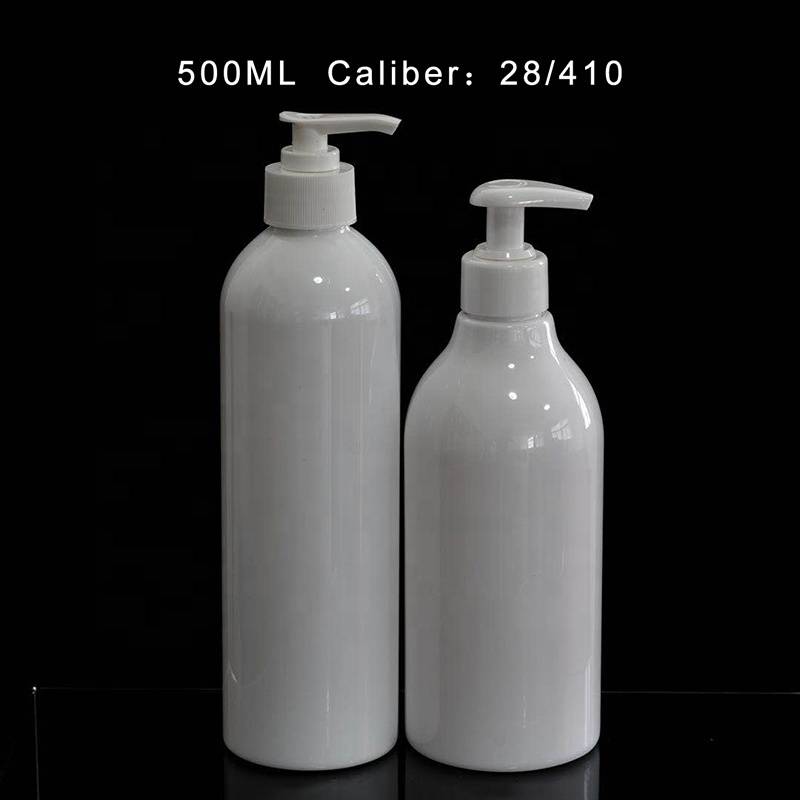 White HDPE  Imperial  Plastic Lotion  Pump Bottle