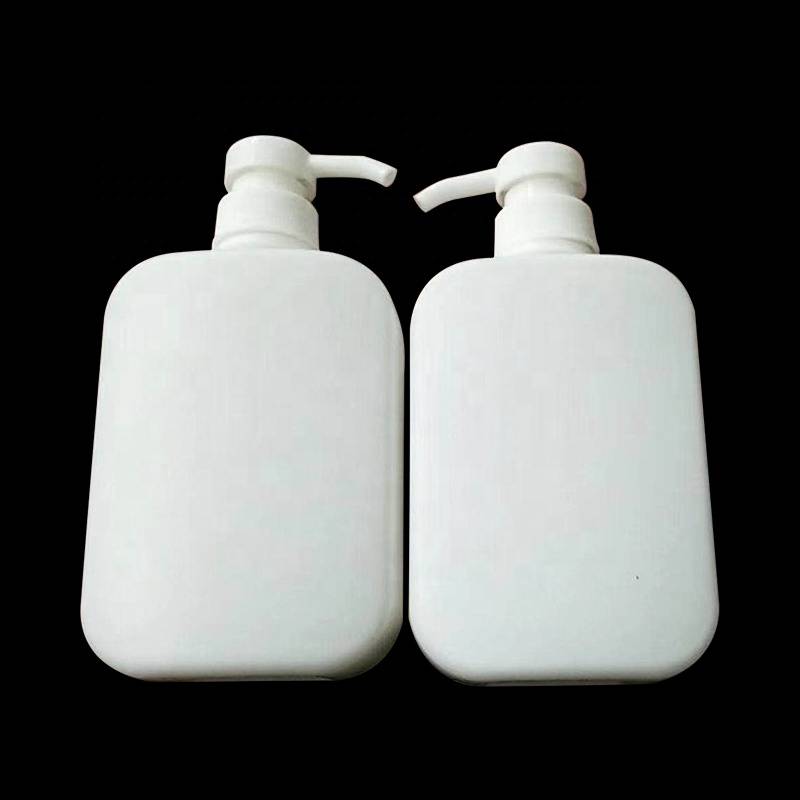 White HDPE  Lotion Pump Bottle  for Shower Gel